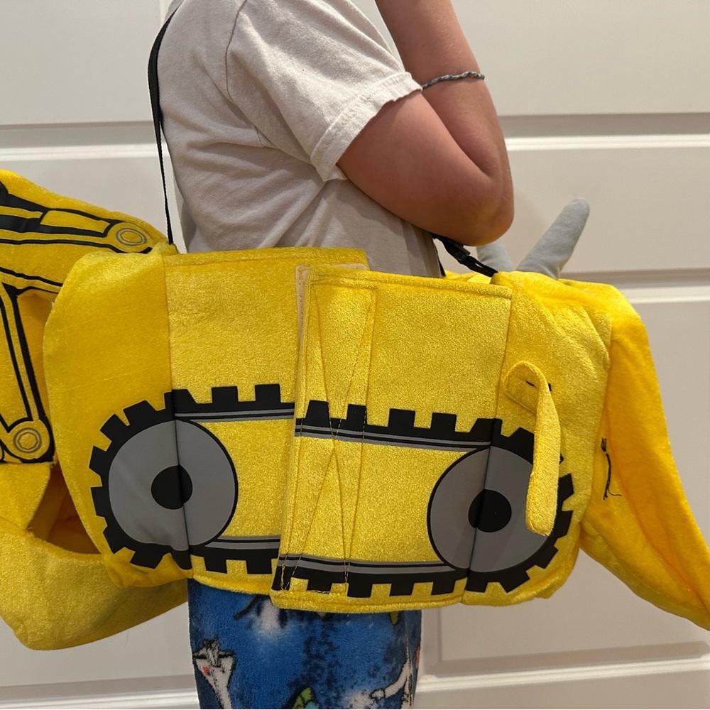 Yellow Construction Vehicle Kids Costume